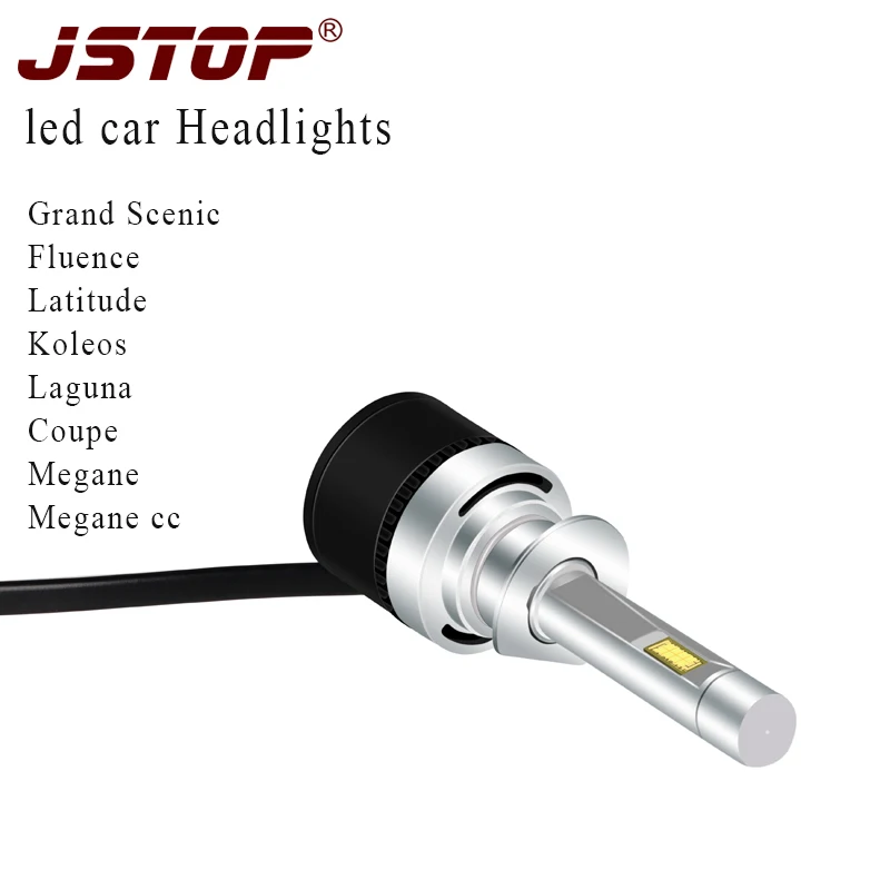JSTOP 9005 лм/пара автомобильных фар H1 H4 H7 H8 H9 H11 HB3/9006 HB4/6000 светодиодный автомобильные