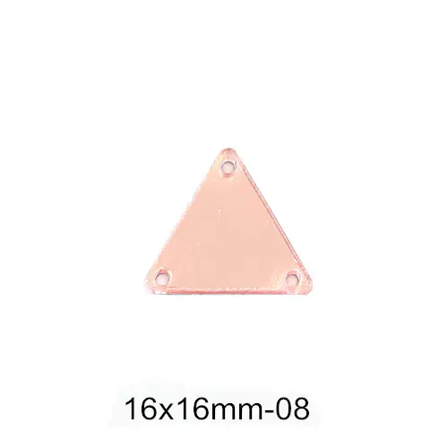 P08-16x16mm 50 шт. хрустальные зеркальные lt фиолетовые пришивные стразы неправильной формы акриловые зеркальные пришивные стразы lt фиолетовые Пришивные для одежды B3604 - Цвет: P08-16x16mm
