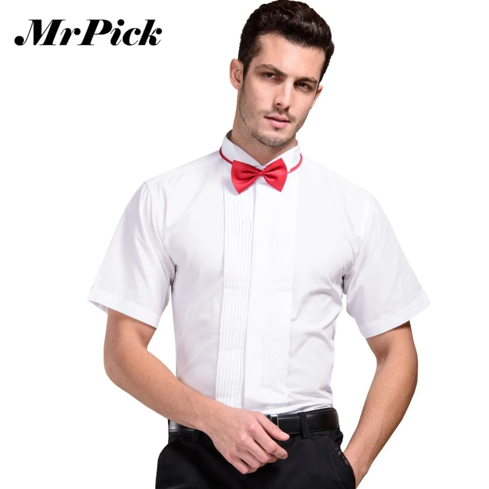 men's short sleeve dress shirts for wedding