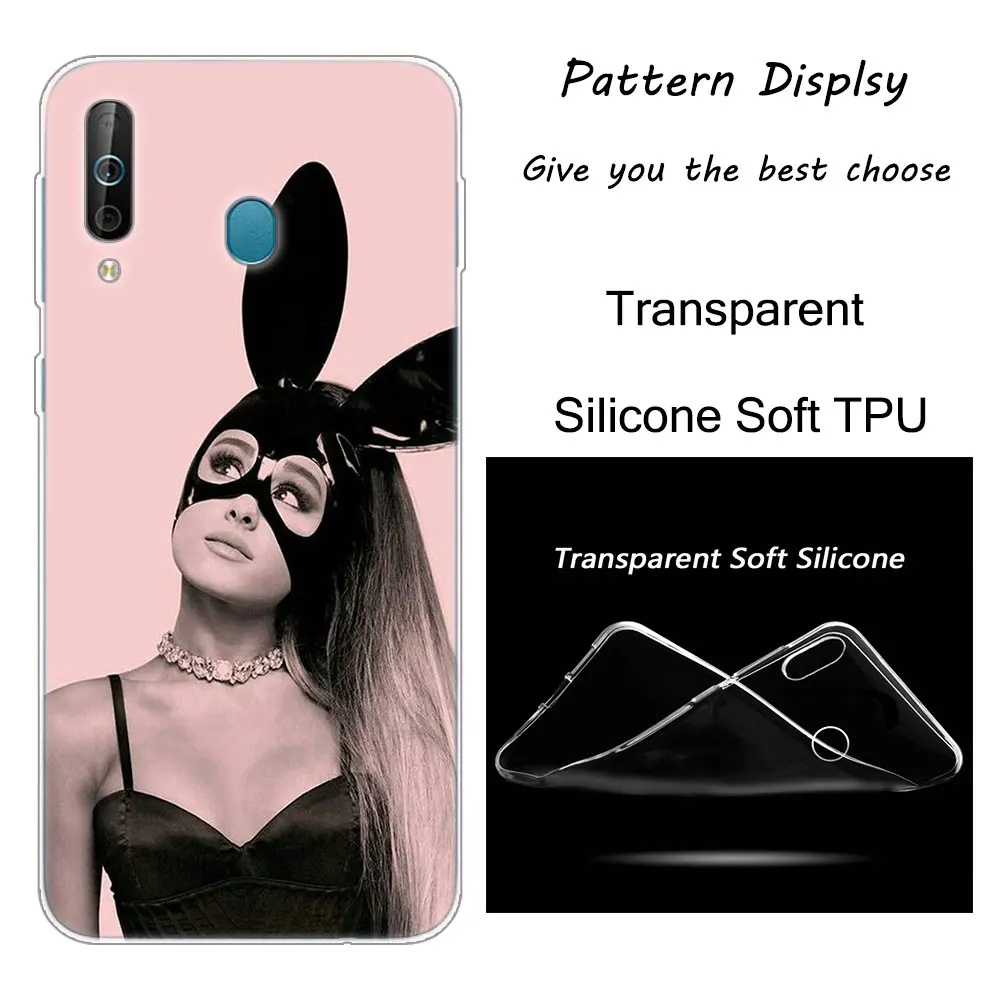015 Горячая Ариана Гранде силиконовый чехол для телефона для samsung Galaxy A80 A70 A60 A50 A40 A40S A30 A20E A2CORE M40 Примечание 10 плюс 9 8 5 Мода - Цвет: 015