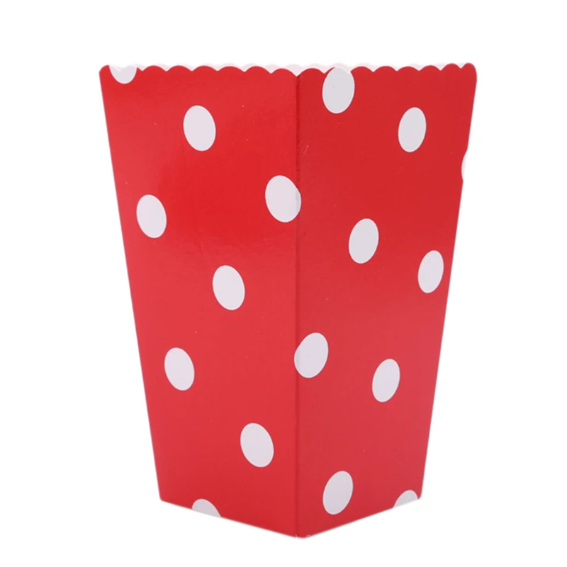 12 шт многоцветные бумажные коробки для попкорна Хэллоуин вечерние мини Детские