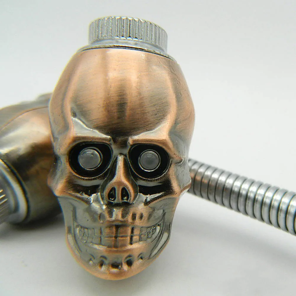 Металлические курительные трубки в виде черепа с электронным датчиком