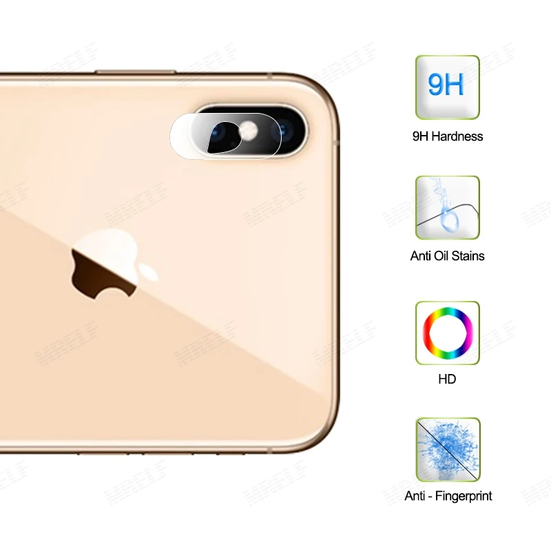 MRELF камера Len закаленное стекло для iPhone XS Max X S XR защита экрана на задней панели