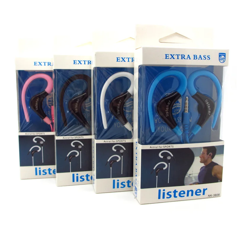 Горячие продажи 3.5 мм Наушники Вкладыши спорт работает с Микрофоном Earpods для iphone