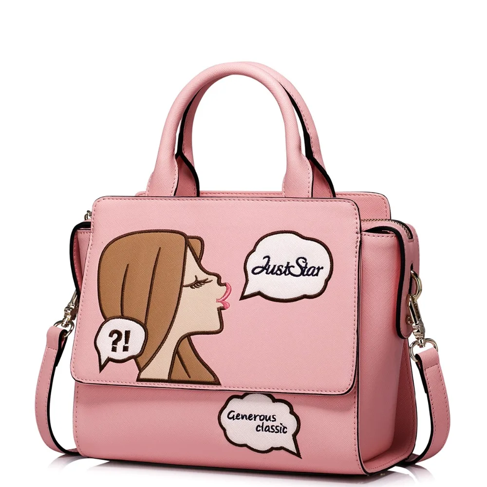 Для женщин прекрасная картина девушка кожа кабриолет Zip Small Tote Сумочка Креста