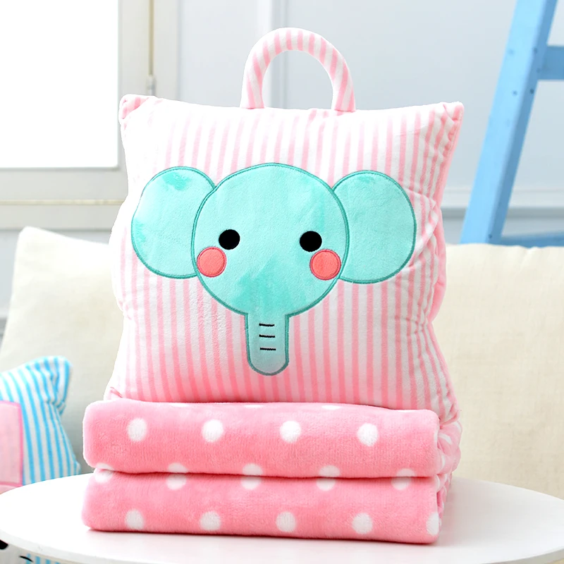 Коралловая флисовая подушка теплое одеяло для рук амфибия автомобильное Подушка