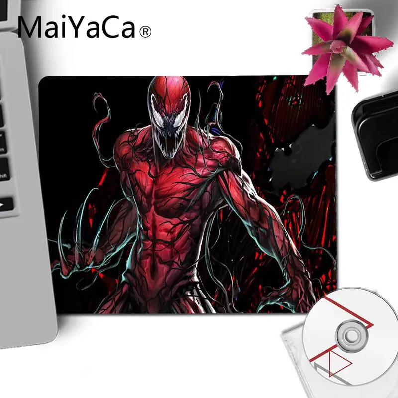 No LockEdge 20x25cm MaiYaCa пользовательские кожи Marvel Comics Carnage игровые коврики для мыши Notbook компьютерный игровой коврик для мыши клавиатуры коврики для мыши - Цвет: No LockEdge 20x25cm