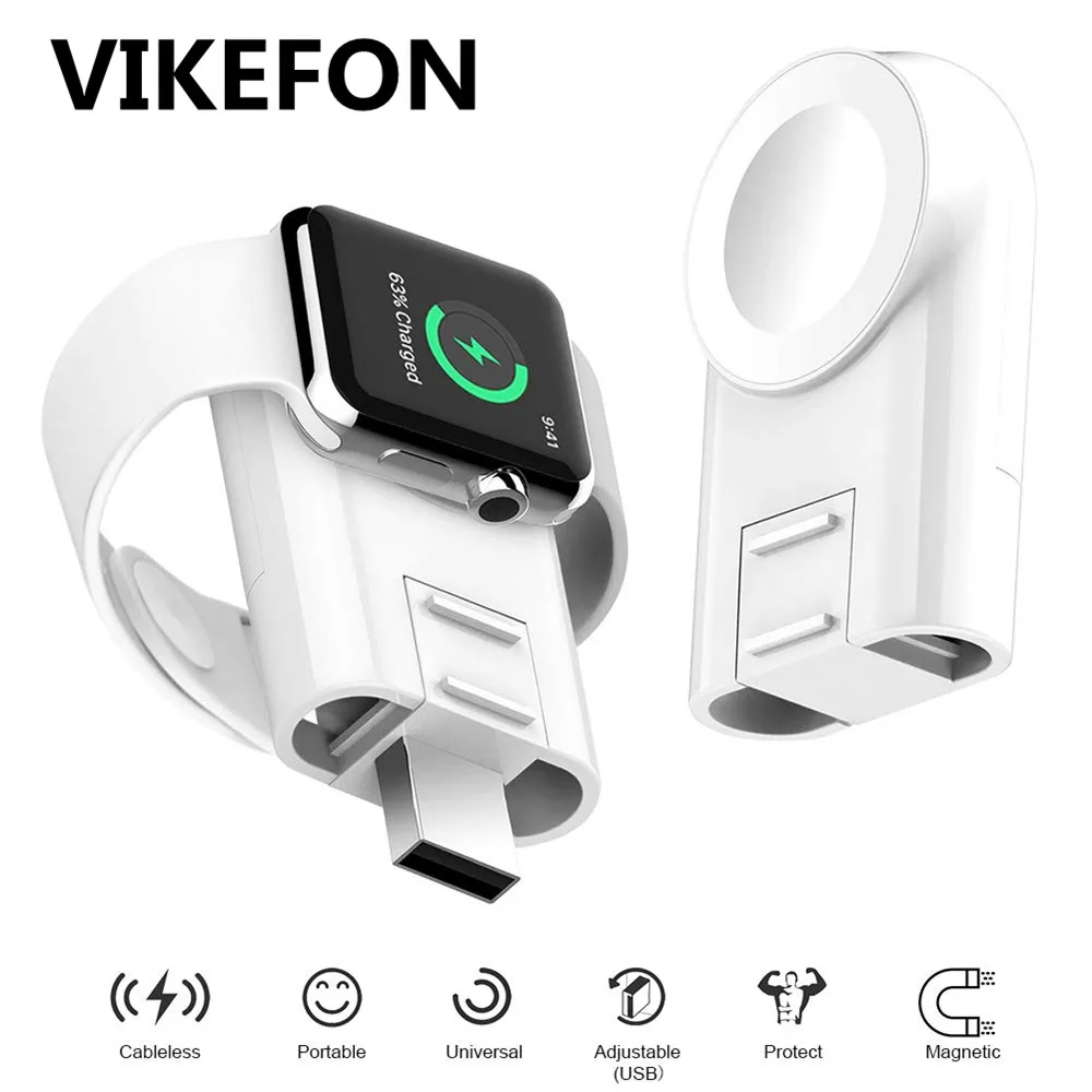 Беспроводное зарядное устройство VIKEFON магнитное регулируемое Быстрое