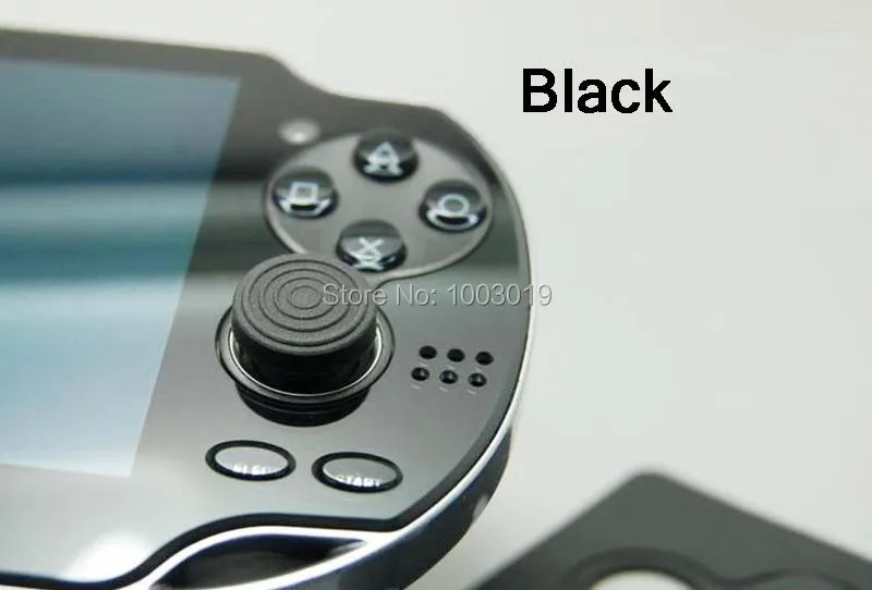 Black For PSV Analog D-Pad Joysticks Button Thumbstick Cover Kit For Playstation PS VITA 1000 /2000