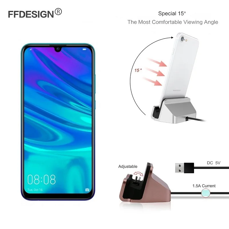 Док станция с зарядным usb портом док для зарядки Huawei P Smart 2019 Honor 10 9 8 Lite 8X 8C 8A 7A