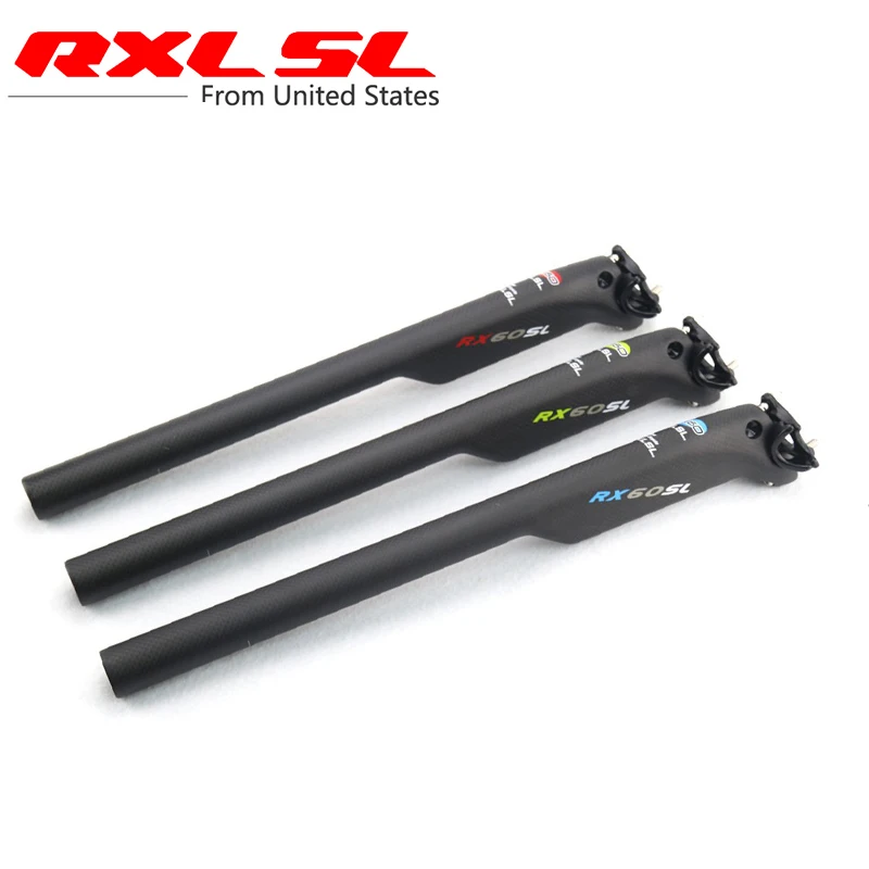 RXL SL велосипедные Подседельный штырь MTB дорожный карбоновый 27 2/30 8/31 6 3K матовый