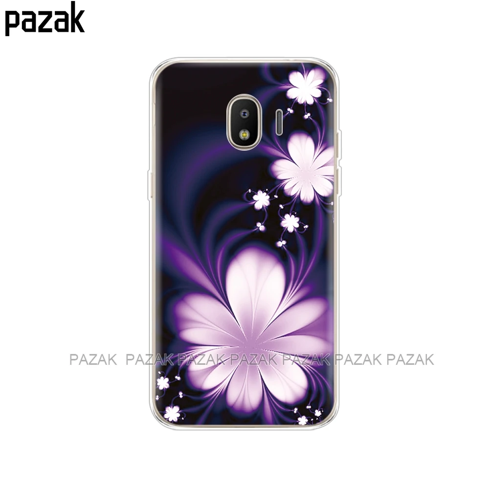 Силиконовый чехол для samsung Galaxy J4 чехол s Мягкий ТПУ задняя крышка Galaxy J4 EU J400F J400 телефон для samsung J4 чехол - Цвет: 34361