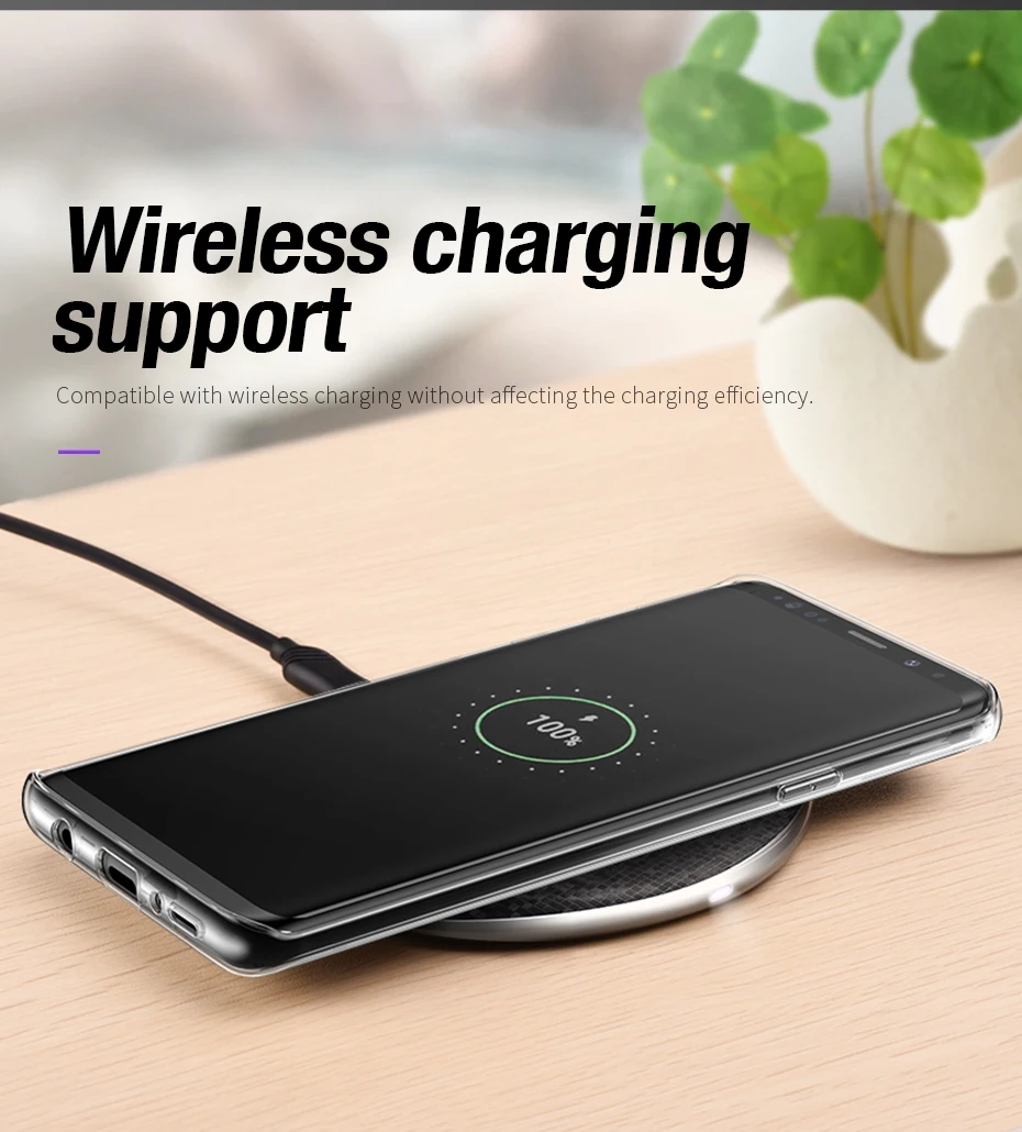 HOCO TPU чехол для samsung Galaxy S10 S10+ S10e ультра тонкий мягкий чехол для samsung Galaxy Note10 Note10 Plus Прозрачный складной