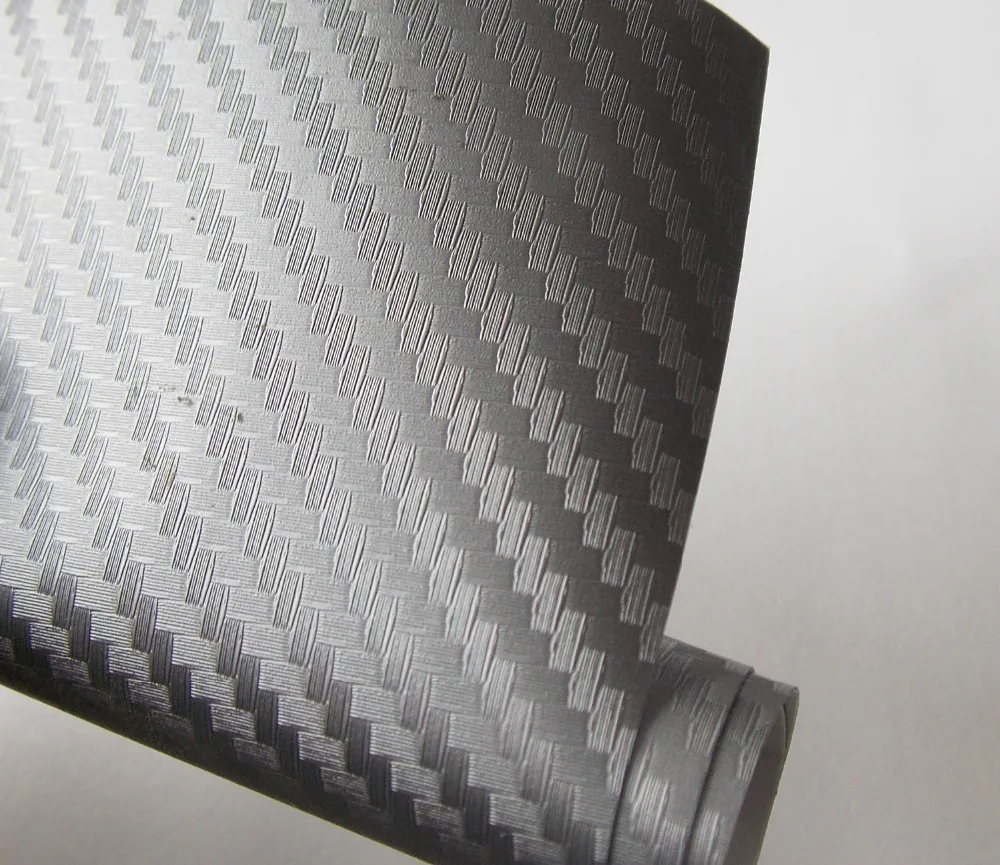 Высококачественная Толстая трехмерная виниловая пленка из углеродного волокна