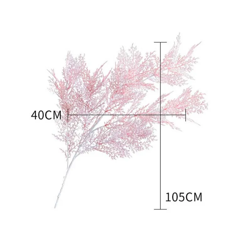 5 шт. искусственный Rime цветок сосны смога ветка дерева искусственная трава
