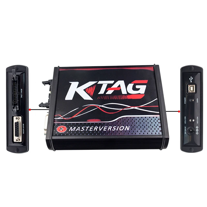 Новый KTAG V7.020 красный ЕС 4 светодио дный K TAG 7 020 ЭБУ программист онлайн KESS V2 V5.017 V2.47