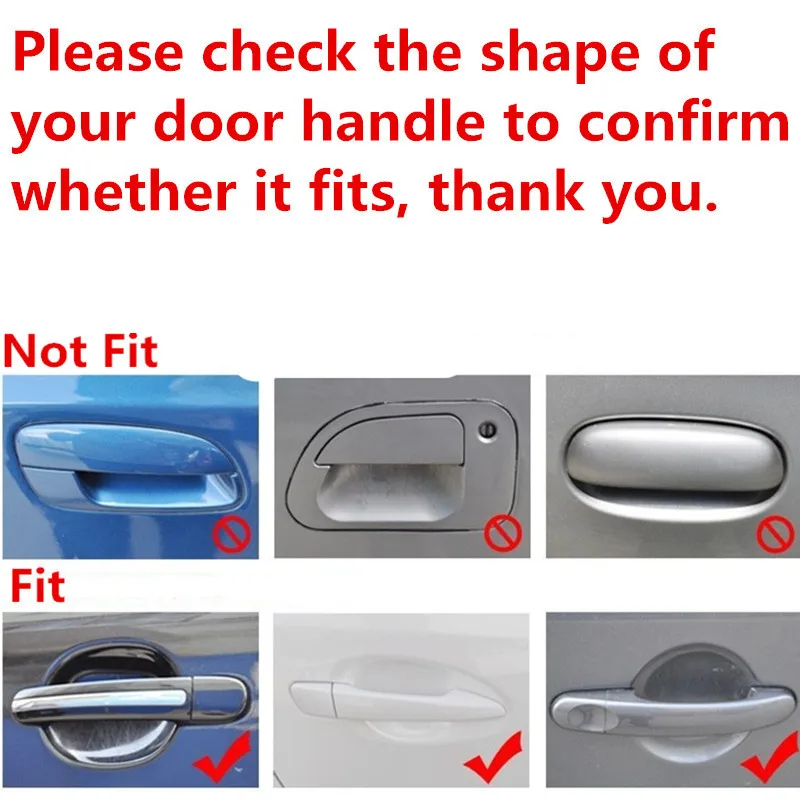 Newbee универсальная наклейка для стайлинга автомобиля ручка двери чаша защита от