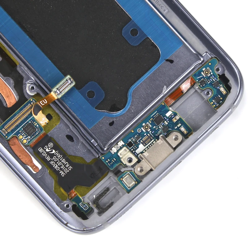 100% Протестировано для Samsung S7 LCD дисплей Супер AMOLED с рамкой сенсорным экраном в