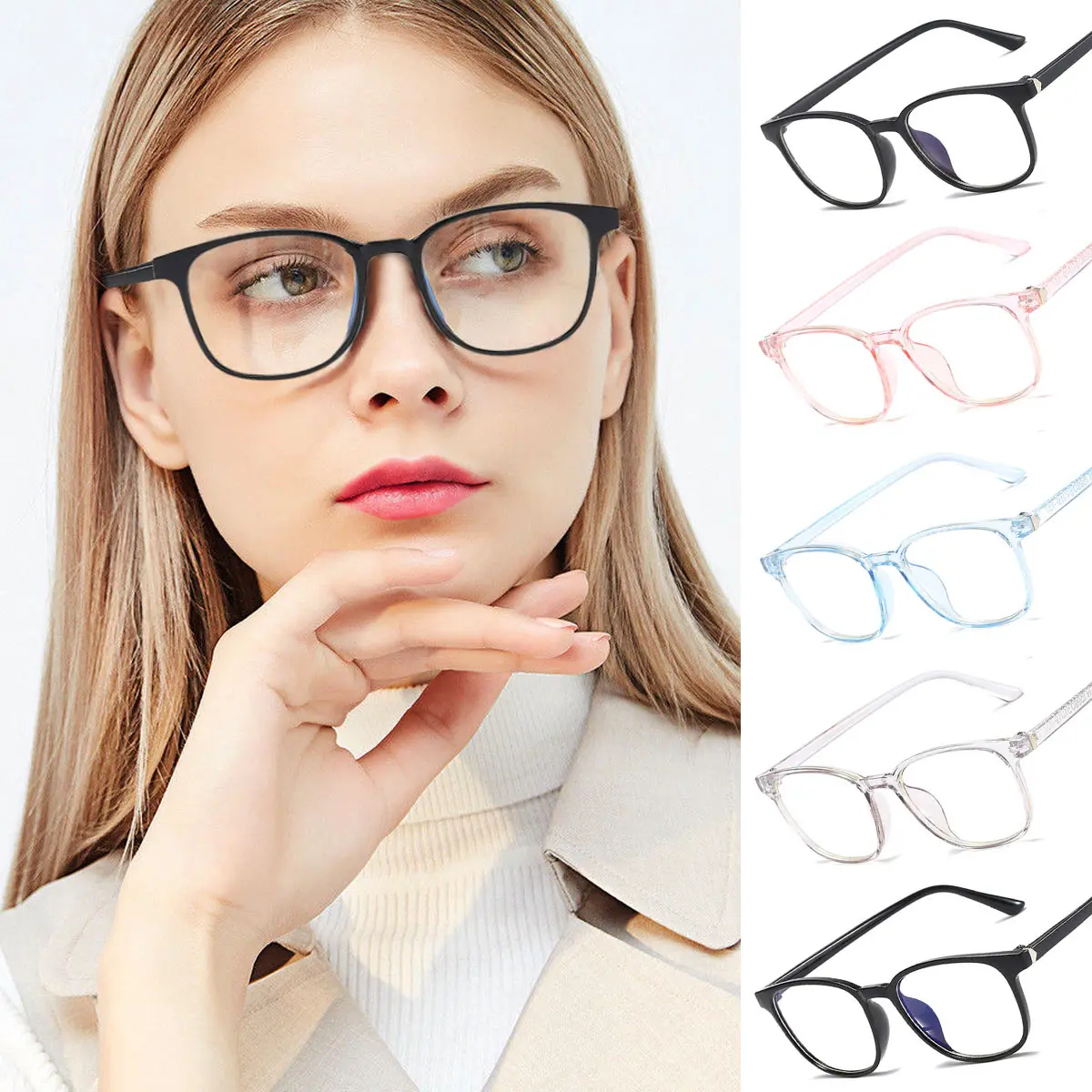 New Fashion Retro Flat Mirror Men And Women General Korean Version Of The Tide With Myopia Glasses Frame