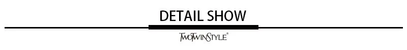 TWOTWINSTYLE повседневные женские шаровары с высокой талией, широкие брюки, женские модные брюки, Новинка осени