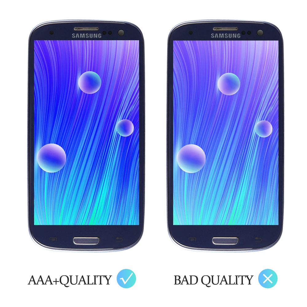 Дисплей i9300i i9300 4 8 ''для SAMSUNG Galaxy S3 ЖК экран с рамкой для замены дисплея i9301