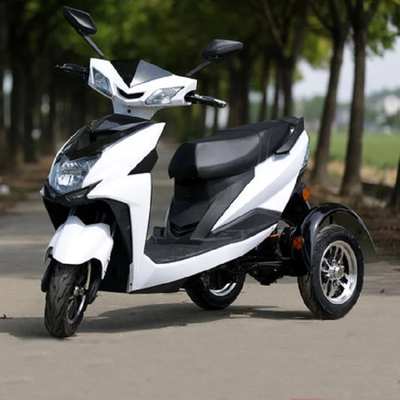 white 800 Вт 60 в Электрический трехколесный велосипед Pick Up детский модный простой в эксплуатации Безопасный таилинг двойной привод самобалансирующийся супер длительный выносливость - Цвет: white