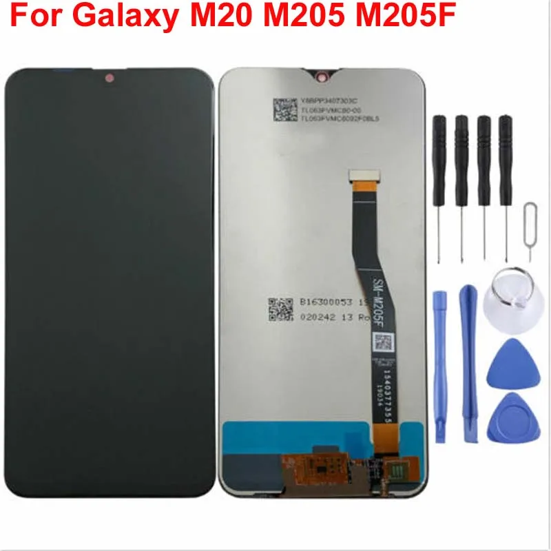 Оригинальный ЖК-дисплей для Samsung Galaxy M20 2019 SM-205 M205F сенсорный экран дигитайзер