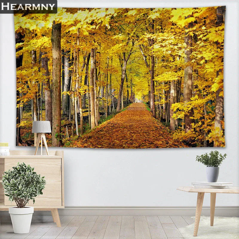 HEARMNY настенный гобелен березовые форы гобелены настенная витрина для домашнего