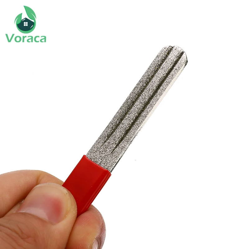 Портативная двухсторонняя точилка для рыболовных мушек 100 мм крючок ловли