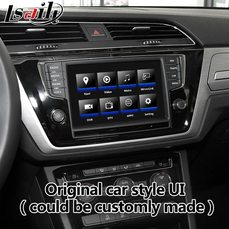 Интерфейсная коробка Android / carplay для Volkswagen Touran 6 5 8 9 2 дюйма видеоинтерфейс