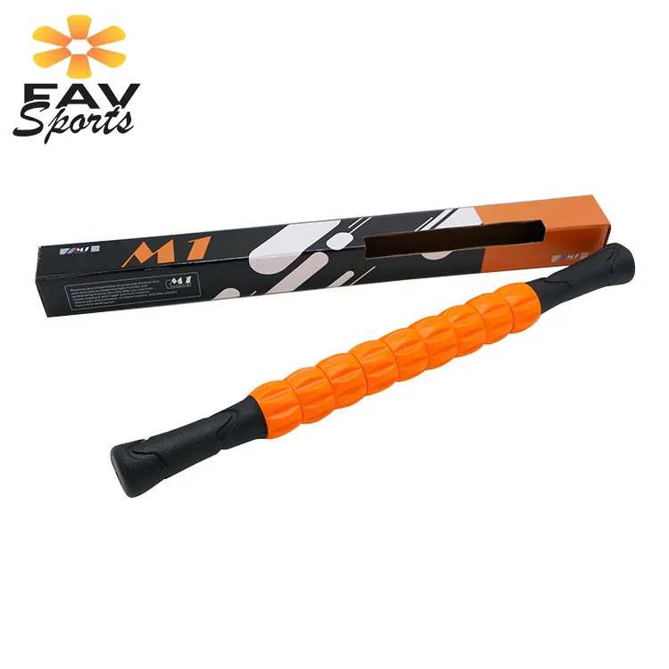 9 Spiky Point Stick Пилатес мышцы физическая Йога роликовая палка массажный валик для