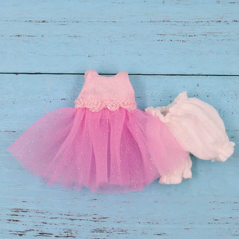 pink Одежда для 1/8 bjd кукла средняя DODO ob11 кукла Три цвета костюмы Высокое качество мягкая одежда для 20 см bjd - Цвет: pink