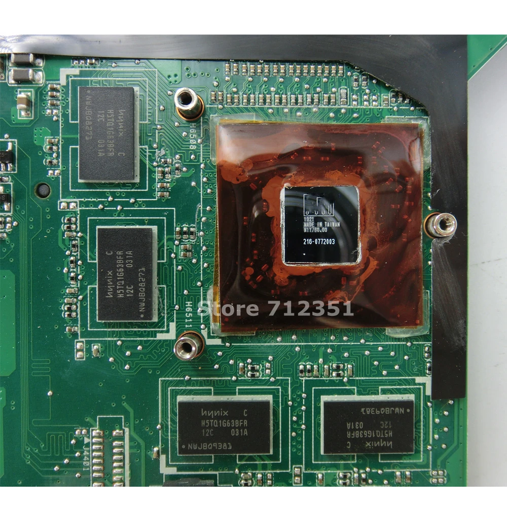 N61JQ материнская плата Поддержка i7 Процессор для ASUS N61JA Материнская ноутбука REV2.1
