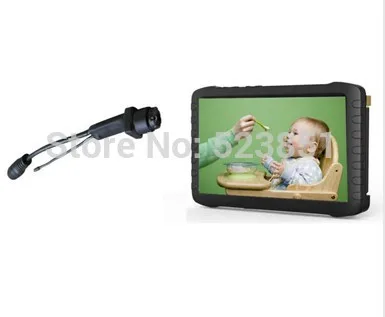 

5.8G Wireless DVR Mini Camera With Portable Receiver TE860HA,5inch HD Screen Motion Detect, Support 32GB Seamless Loop Recording