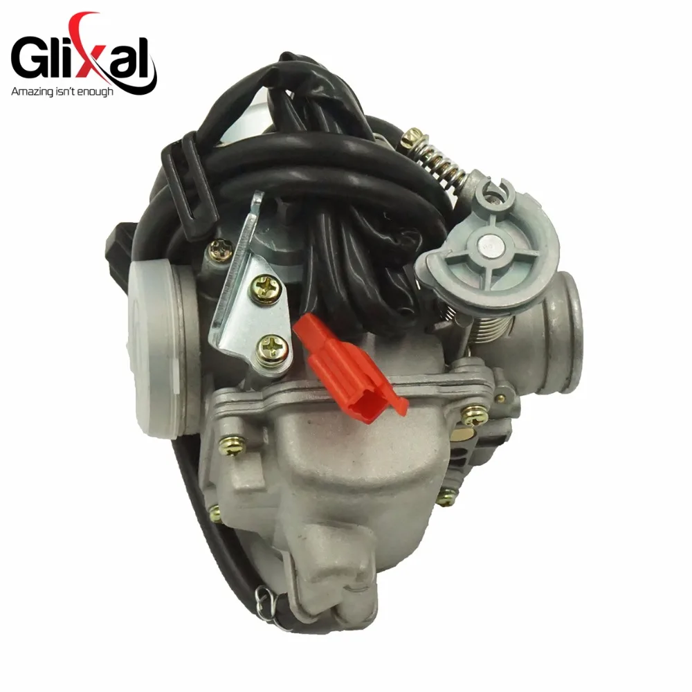 Glixal GY6 125cc 150cc 26 мм CVK карбюратор Карбюратор с электрическим дросселем для 152QMI 157QMJ