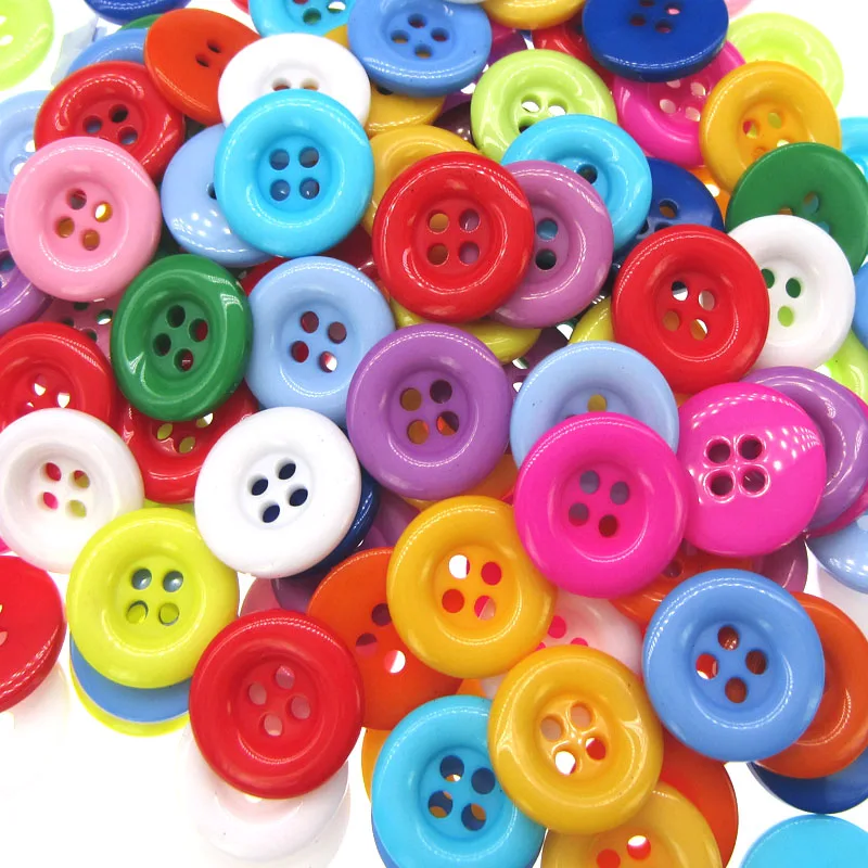 30 шт. разноцветные пуговицы из смолы 1 8 см