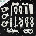 Жемчуг лук разделители Разъемы сплав заколки для волос гребень когти-шпильки для DIY ювелирных изделий ручной работы аксессуары для украшения волос