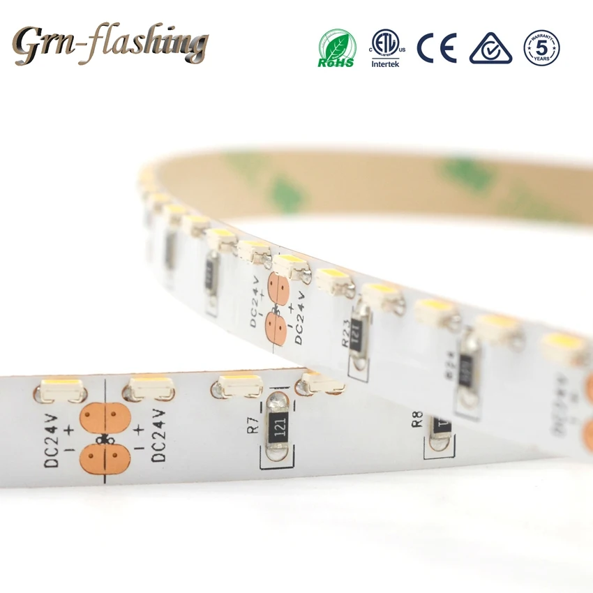 DC 12 В 120 светодиодный/м боковая излучающая Светодиодная лента SMD335 5 мм Ширина узкий PCB светодиодный фонарь для домашнего телевизора подсветка украшения гостиной