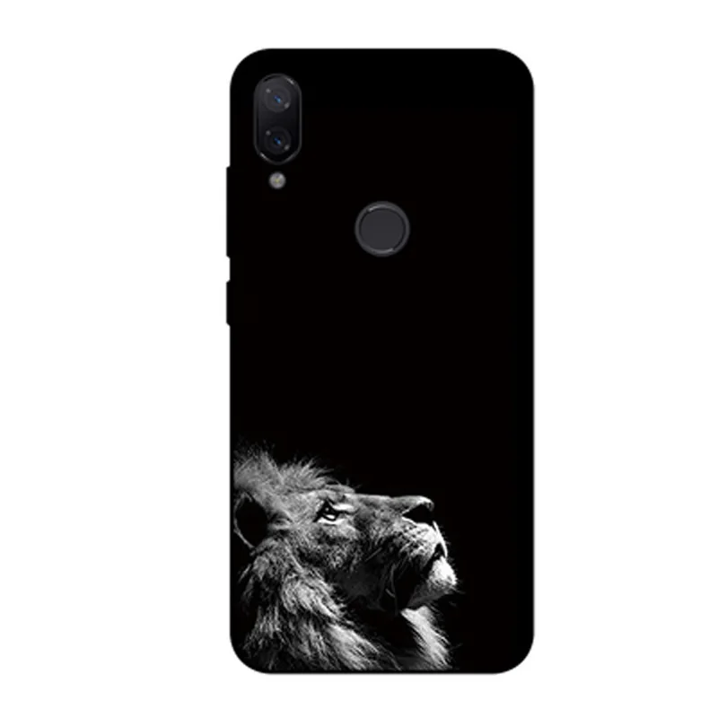 Модные мягкие силиконовые чехлы для телефонов Xiaomi Redmi Note 7 чехол с рисунком из