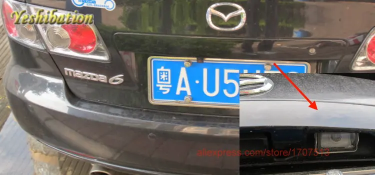 Yeshibation Беспроводная Автомобильная камера заднего вида для Mazda 6 Mazda6 2002 ~ 2008