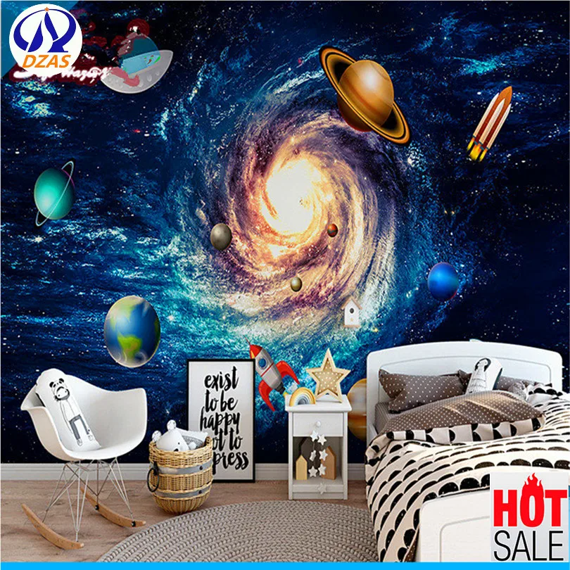 

2018 3D stereo KTV starry background wallpaper murals bedroom ceiling ceiling bar internet Cafe AS-CX Theme restaurant mural