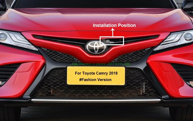 Высокое качество HD автомобильная парковочная камера переднего вида для Toyota Camry водонепроницаемое нормальное изображение