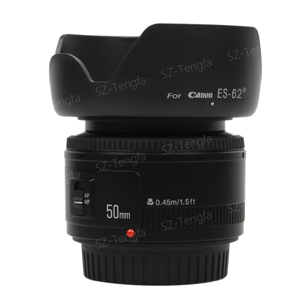 YONGNUO YN 50 мм объектив с фиксированным фокусом EF F/1 8 AF/MF lense большой диафрагмой