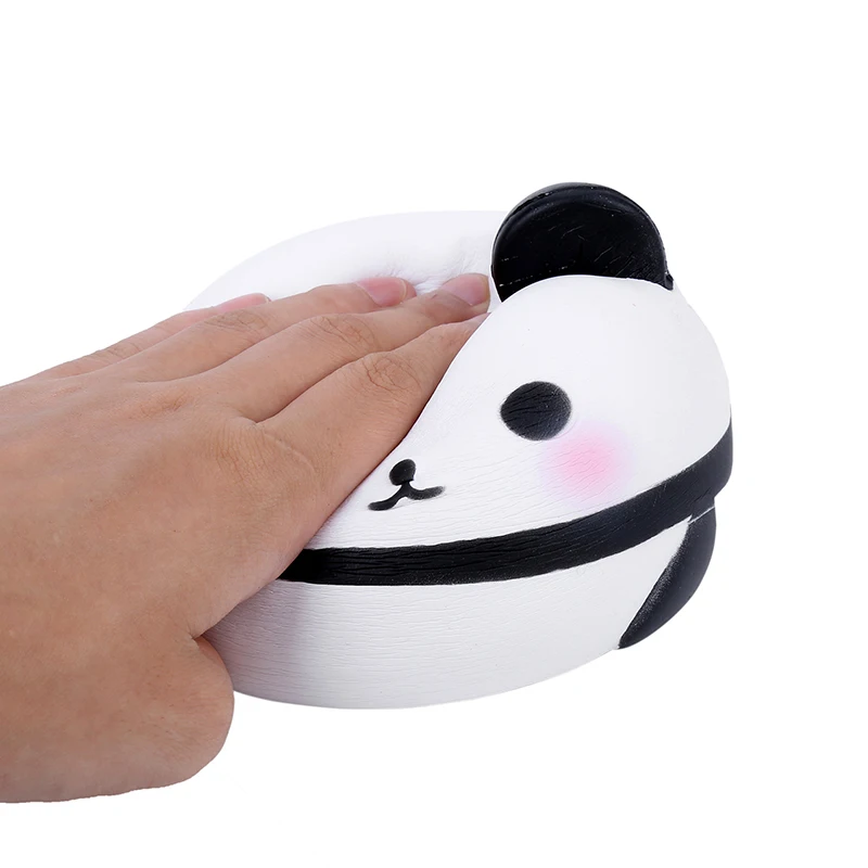 14 см Jumbo Kawaii Милая Толстая панда яйцо мягкие супер сжимаемые животные куклы