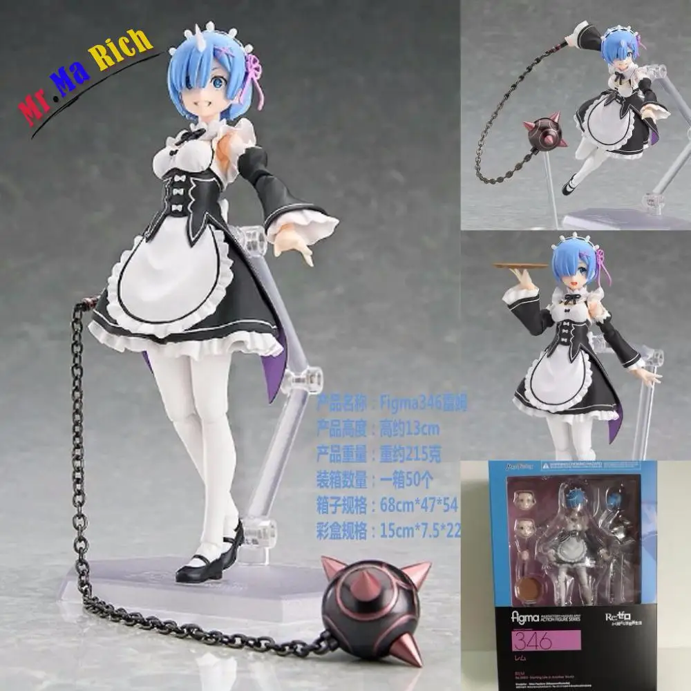 13 см Ri Zero Кара Hajimeru Isekai Seikatsu Rem Ram Cameriera фигурку Giocattoli Кукла Коллекция Regalo Di Natale Con