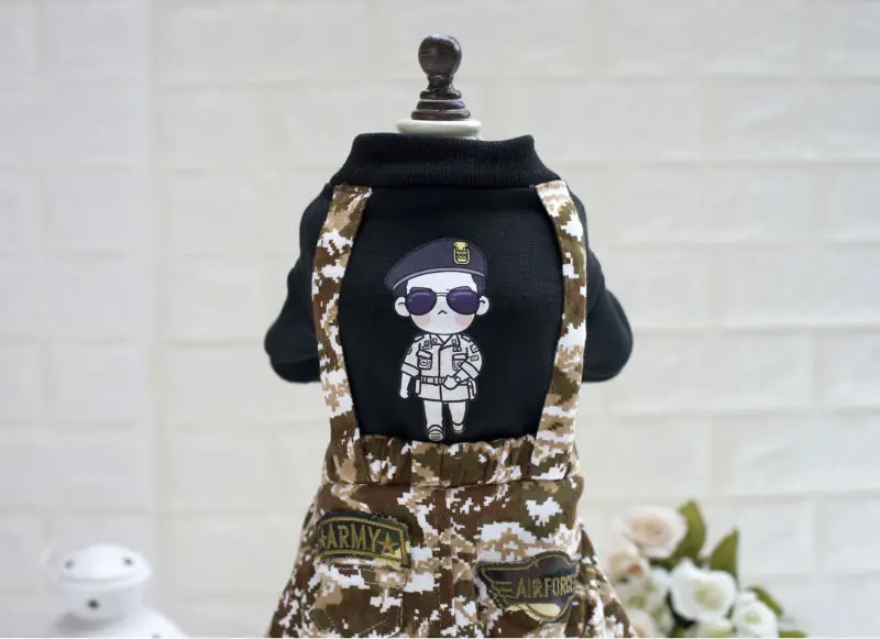 FY48 крутые теплые худи для домашних собак Солнцезащитная камуфляжная одежда