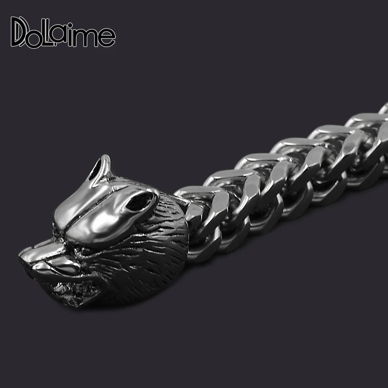 Популярный мужской браслет из нержавеющей стали серебристого цвета 22 х10 мм |