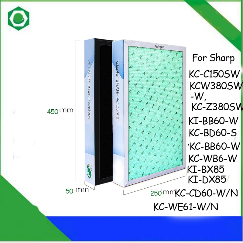 45*25*5 см очиститель воздуха фильтр для острых KC C150SW/N WE61 W Z380SW/N CD60 WB6 KI BX85 воздуха|filter
