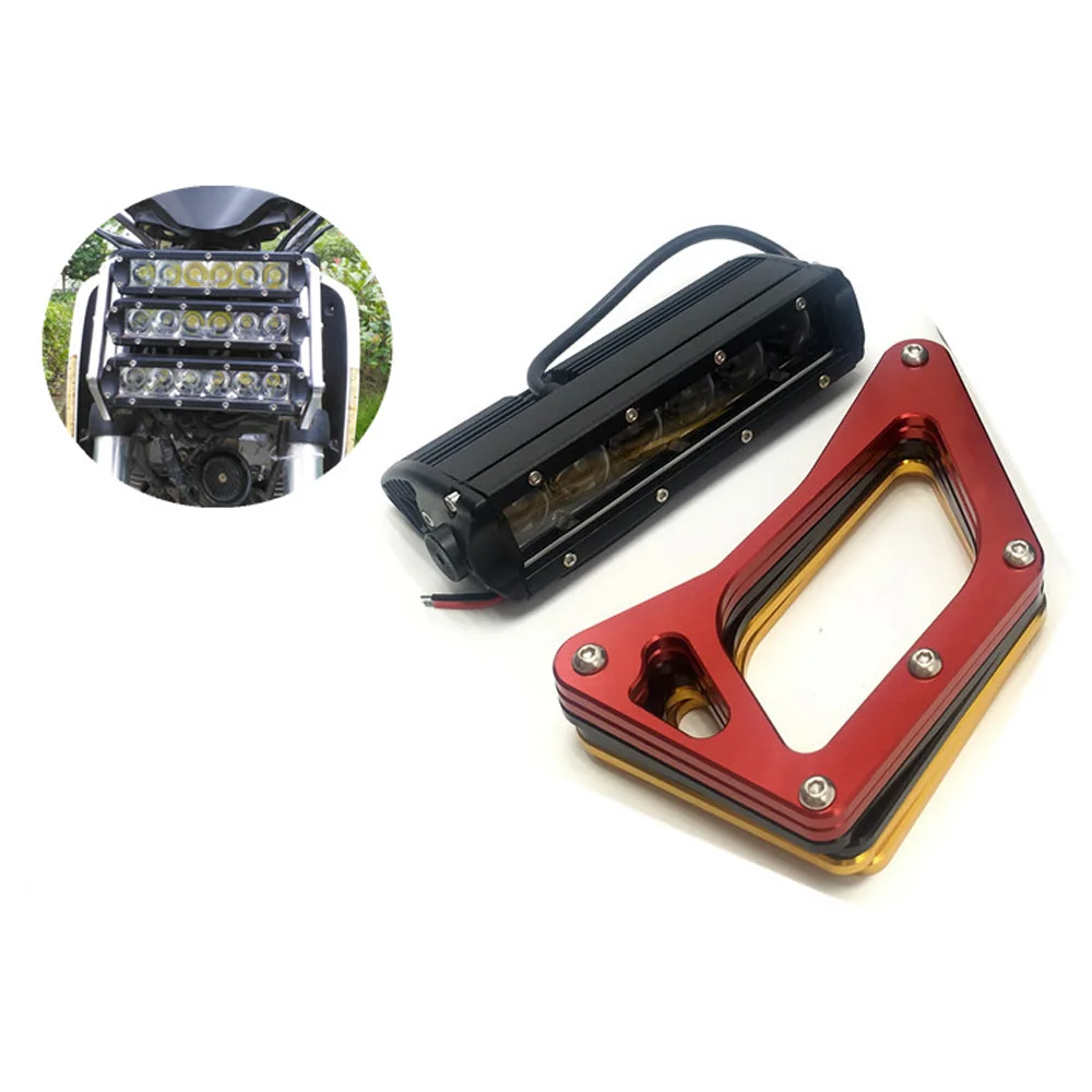 Moto Retro Led Motorcycle Front Fork Bracket MSX125 Headlight Universal for Honda Grom 125SF 2013-2016 Fog Lamp Light Ne | Автомобили и