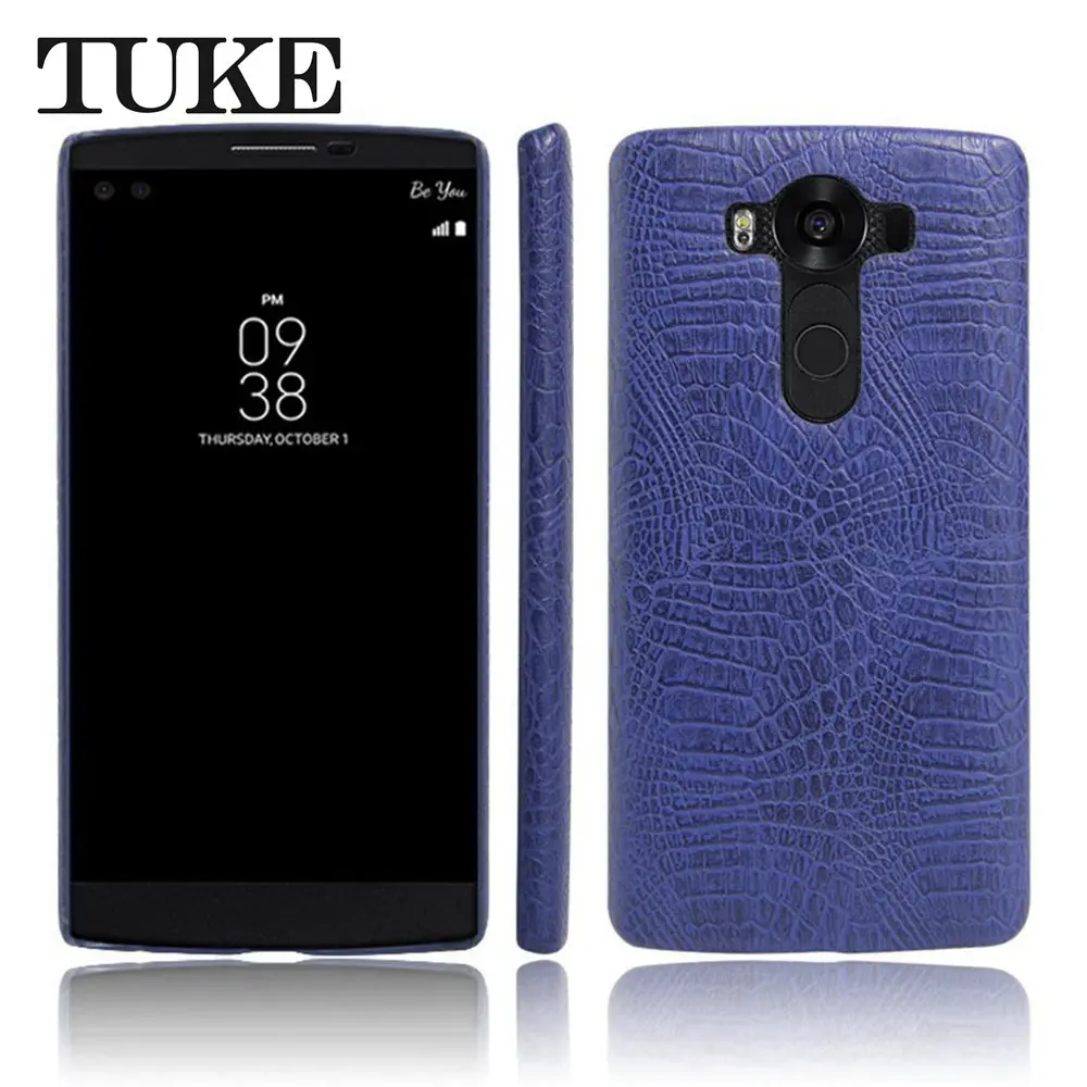 Крокодиловый Чехол TUKE для LG V10 Жесткий из поликарбоната Dual Sim H961n H961 H960 H962 H960A